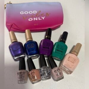 Milani + OPI Nail Polish Set with Pink Pouch